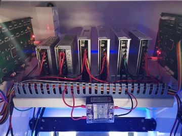 10 دستگاه خاموش کننده رنگ آجیل خروجی بالا سیستم روشنایی LED را تصویب می کند